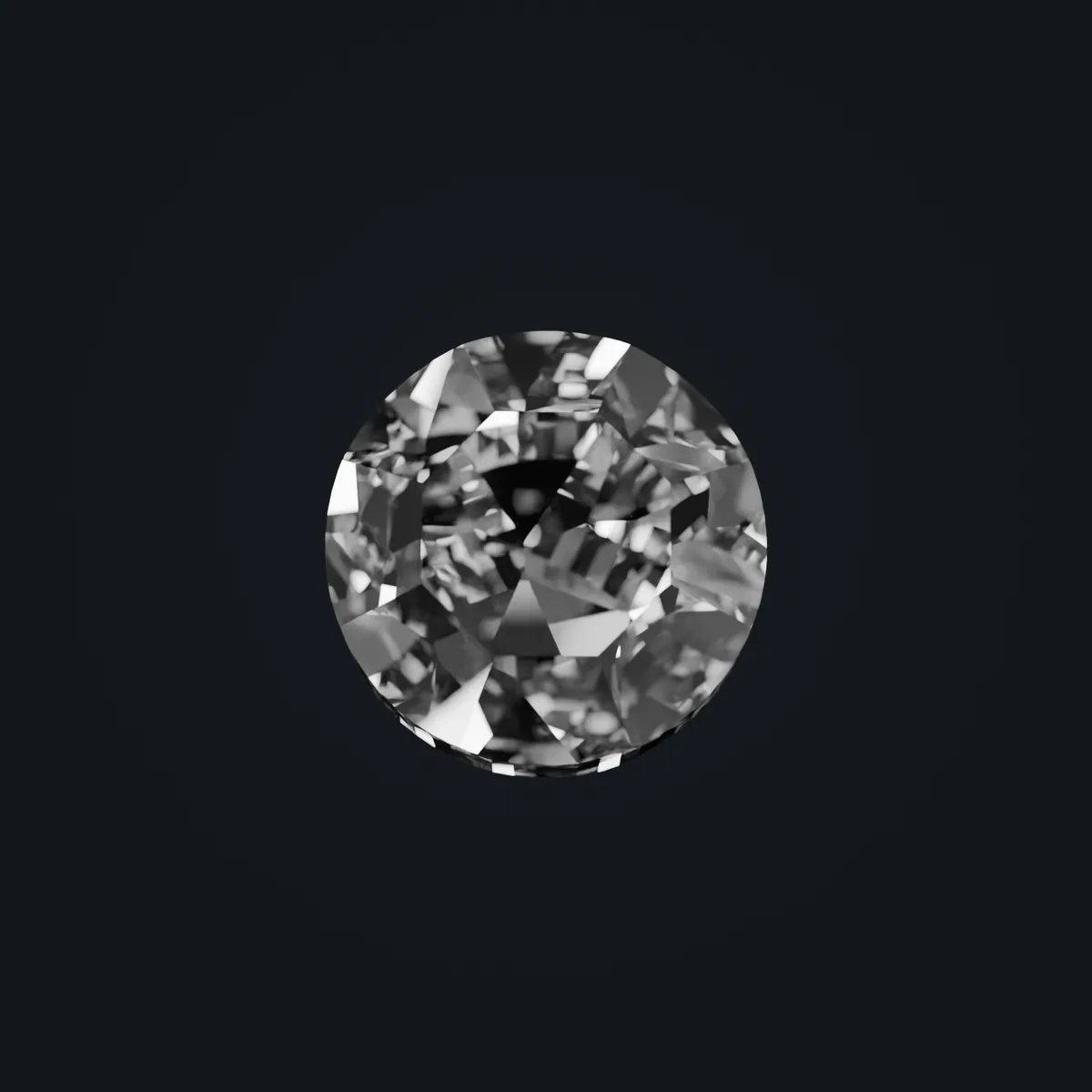Conceptual rendering of a diamond becoming a gold solitaire ring